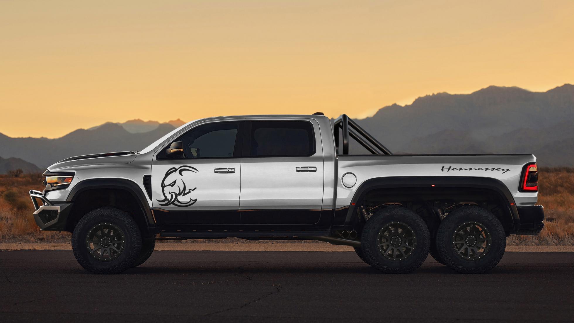 轩尼诗仅生产三辆1200bhp  6乘6 Ram TRX卡车