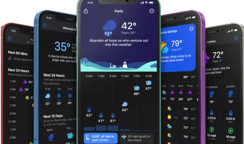 Carrot Weather有了全新的设计订阅也有了更大的转变