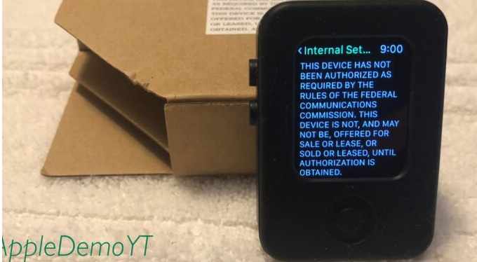 互联网分析：Apple Watch原型具有watchOS操作系统的第一个beta版本