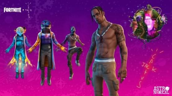 Travis Scott将Fortnite转变为Astroworld