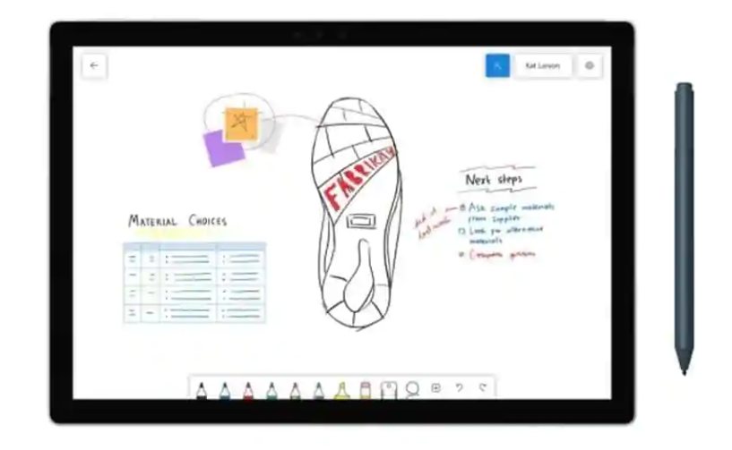 在iOS推出两年后，Microsoft Whiteboard终于进入了Android