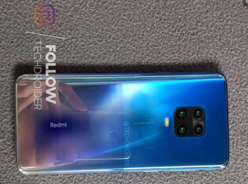 互联网分析：Redmi Note 9 Pro实时图像显示了四摄像头和华丽的渐变设计