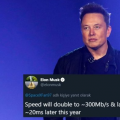 互联网分析：伊隆·马斯克：Starlink今年将使互联网速度提高一倍