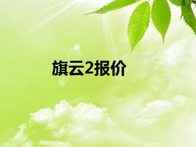 旗云2报价