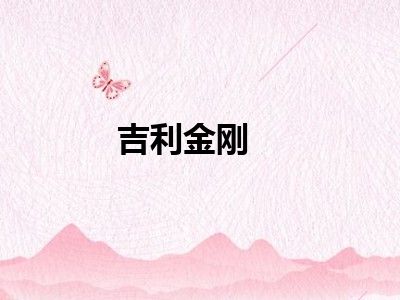 吉利金刚