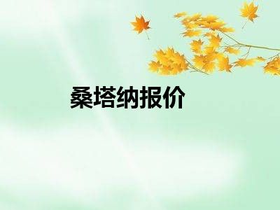 桑塔纳报价