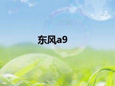 东风a9