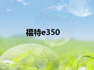 福特e350