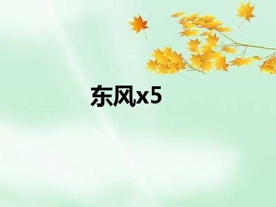 东风x5