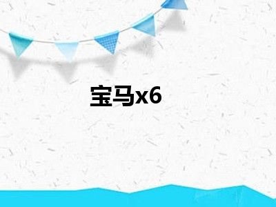 宝马x6