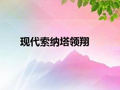 现代索纳塔领翔