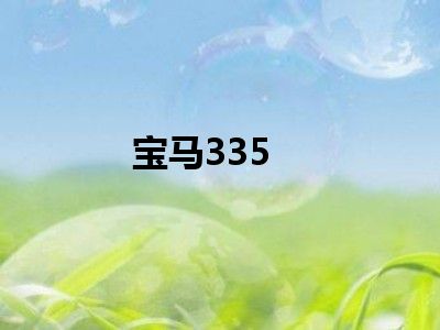 宝马335