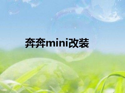 奔奔mini改装