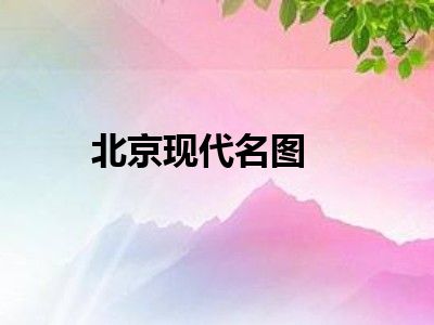 北京现代名图