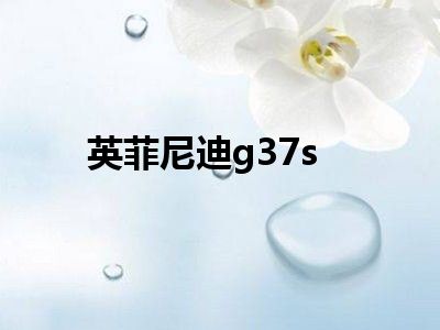 英菲尼迪g37s