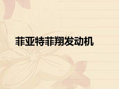 菲亚特菲翔发动机