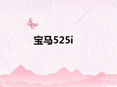 宝马525i