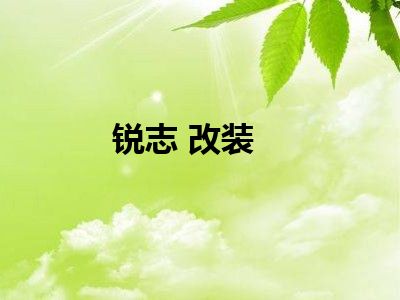 锐志 改装