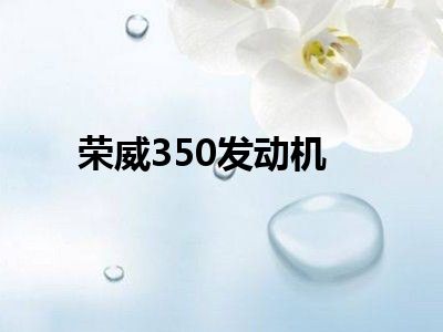 荣威350发动机