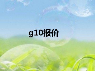 g10报价
