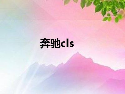 奔驰cls