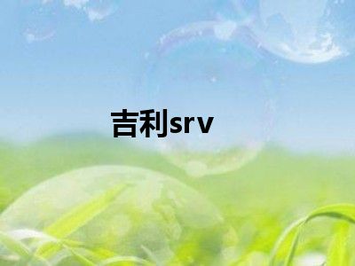 吉利srv