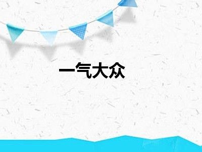 一气大众