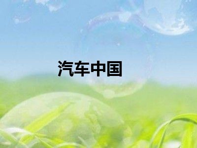 汽车中国
