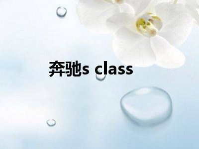 奔驰s class