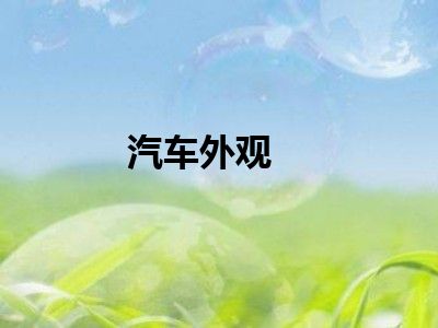 汽车外观