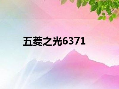 五菱之光6371