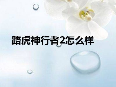 路虎神行者2怎么样