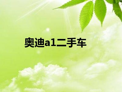 奥迪a1二手车