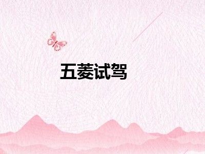 五菱试驾