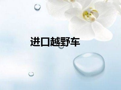 进口越野车
