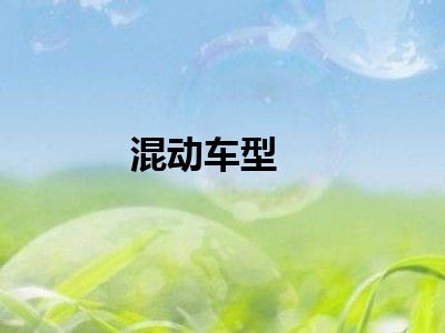 混动车型