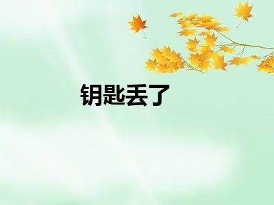 钥匙丢了