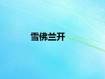 雪佛兰开