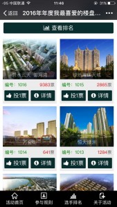 搜狐焦点2016年度我最喜爱的楼盘评选活动