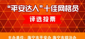 海宁平安达人之十佳网格员评选活动微信投票操作教程