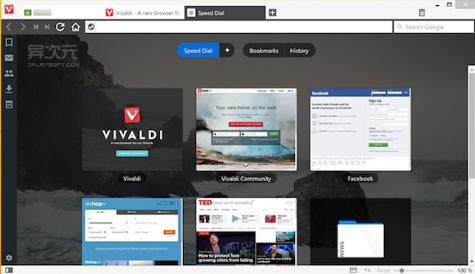 Vivaldi 2.1添加了对AV1视频编解码器的支持为快速命令提供了更多功能