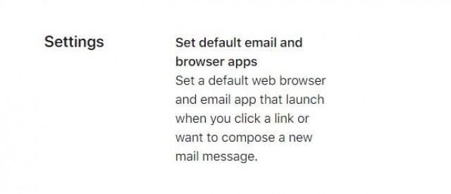 苹果iOS 14/iPadOS 14可让您选择默认的浏览器和电子邮件应用