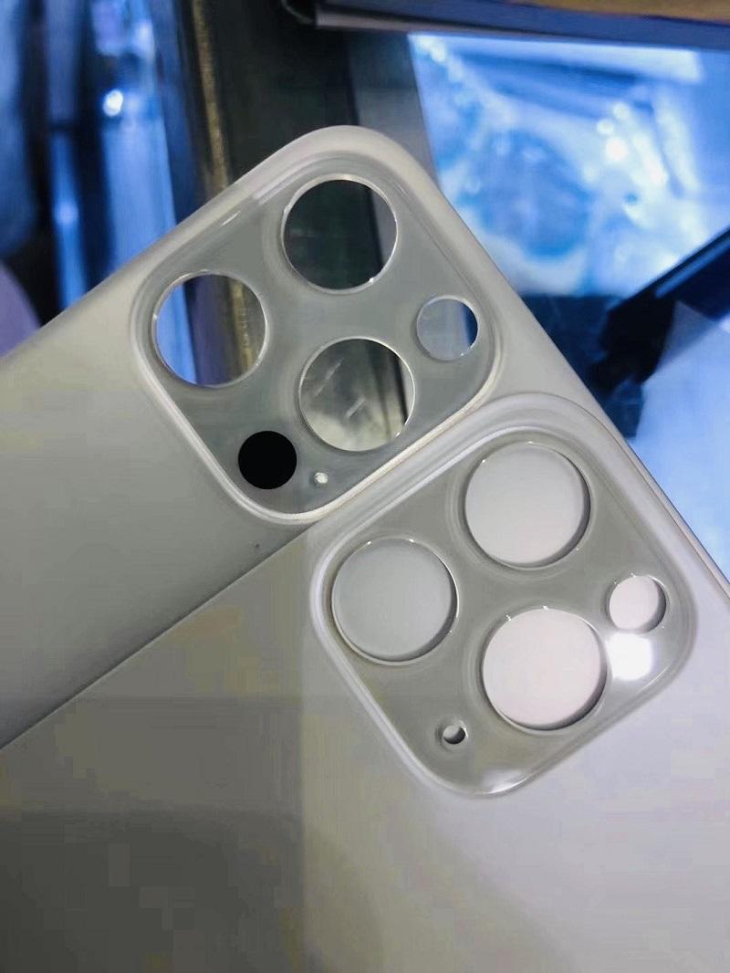 苹果iPhone 12 Pro后玻璃照片泄漏显示相机和LiDAR扫描仪的切口