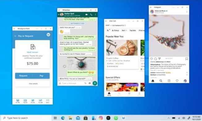 微软Windows 10可让您在计算机上使用某些应用