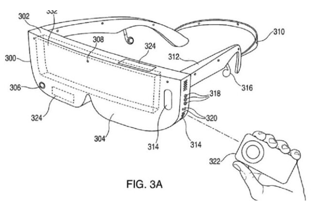 苹果为Galaxy Gear风格的VR眼镜申请专利