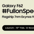 三星Galaxy F62发布日期已经公布