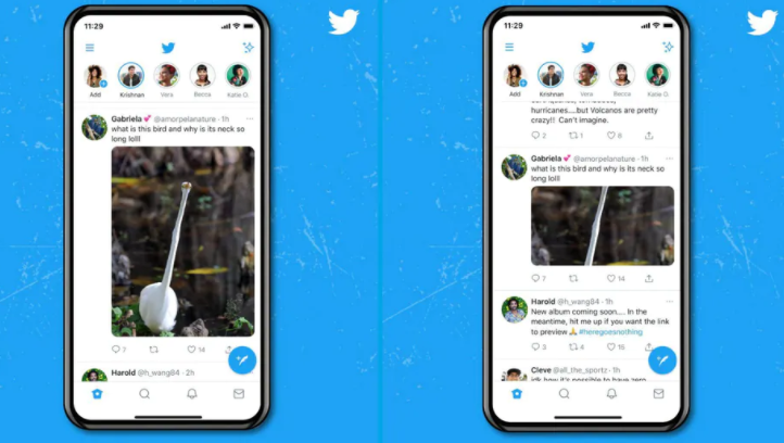 Twitter开始为iOS和Android用户显示更大的图像预览