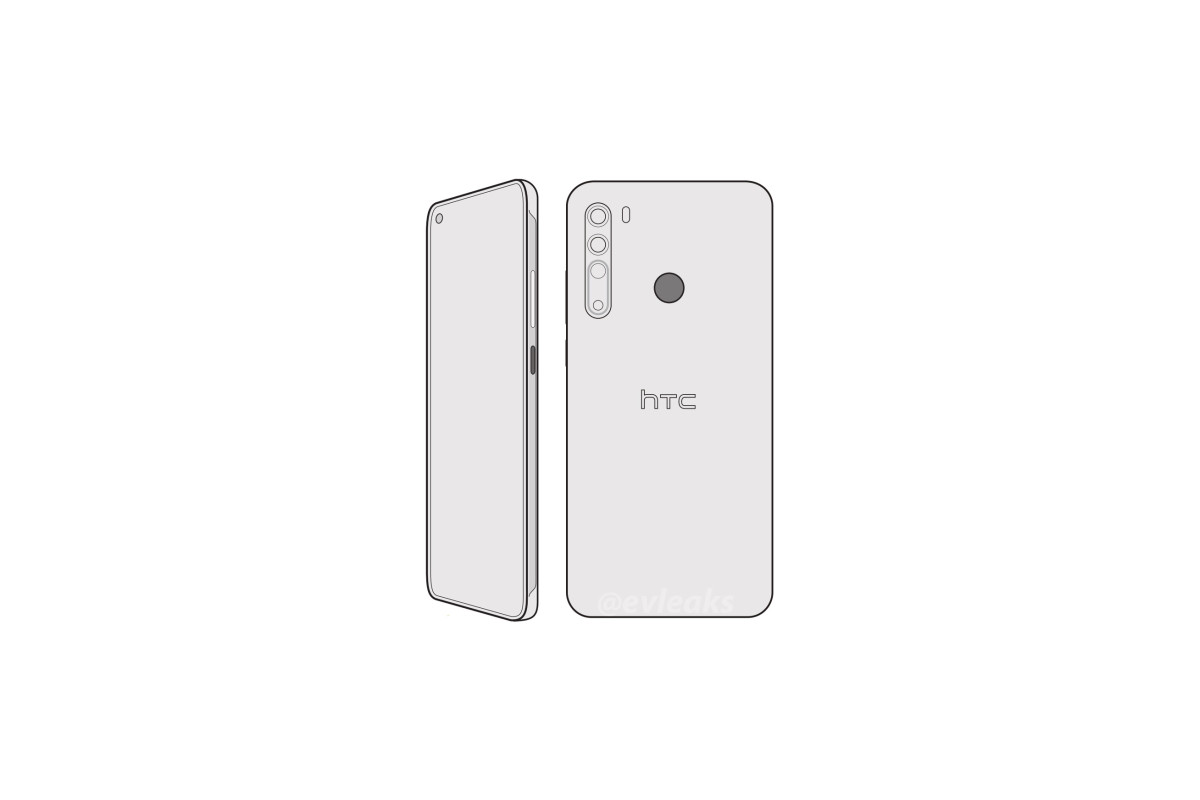 HTC即将推出的Desire 20 Pro带有打孔显示器和四后置摄像头