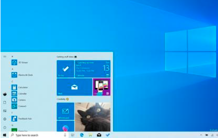 微软Windows 10 20H2的推出始于对“开始”菜单，Edge浏览器的改进