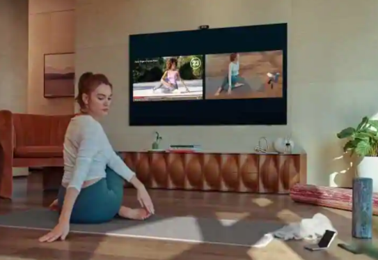 三星的新电视可以用某种方式代替您的健身教练